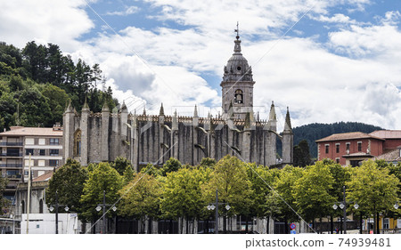 The Basilica Assumption of Santa Maria of Lekeitio, Basque country, Spain The Basilica Assumption of Santa Maria of Lekeitio, Basque country, Spain 74939481