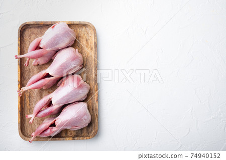 raw quail meat