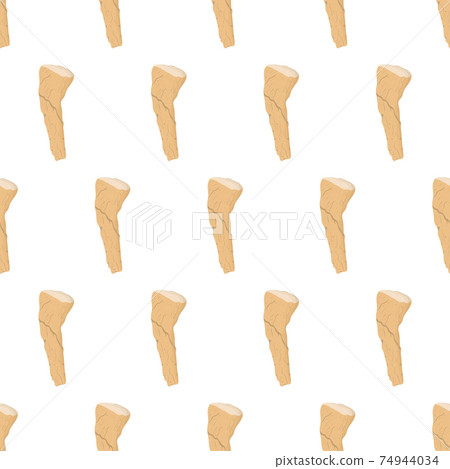Seamless pattern with horseradish root. 74944034