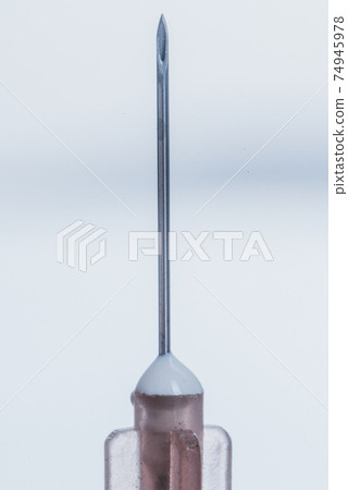 Medicine, Injection, vaccine and disposable syringe isolated, drug concept. Sterile vial medical. Macro close up on backgrounds gray. Medicine, Injection, vaccine and disposable syringe isolated, drug concept. Sterile vial medical. Macro close up on backgrounds gray. 74945978