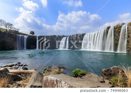 Harajiri Waterfall Bungo Ono City Oita Prefecture 74946063