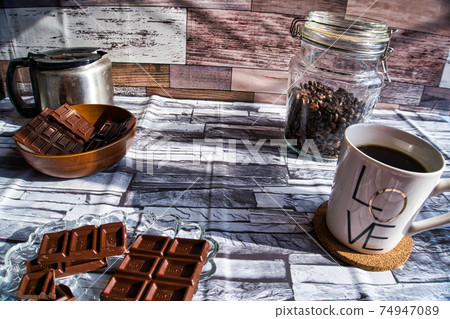 Coffee and chocolate Coffee and chocolate 74947089