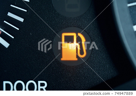 Fuel level warning light Gasoline lamp Gasoline mark 74947889