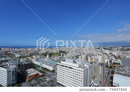 A bird's-eye view of Naha City, Okinawa A bird's-eye view of Naha City, Okinawa 74947948