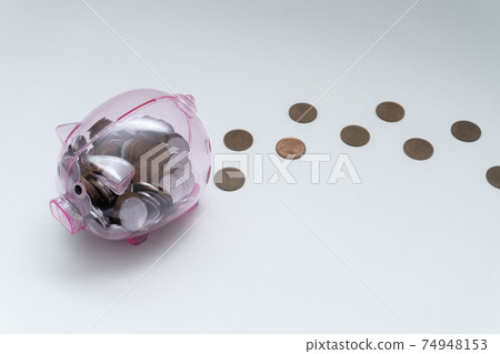 Piggy bank and asset management Piggy bank and asset management 74948153