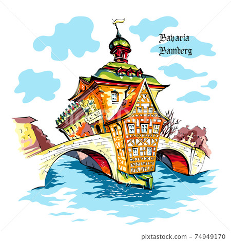 Vector sketch of Bamberg 74949170