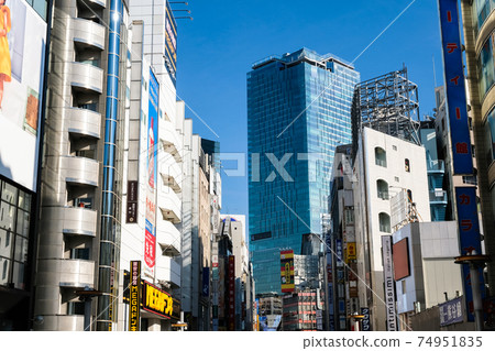 Cityscape of Shibuya, Tokyo Bunkamura-dori Cityscape of Shibuya, Tokyo Bunkamura-dori 74951835