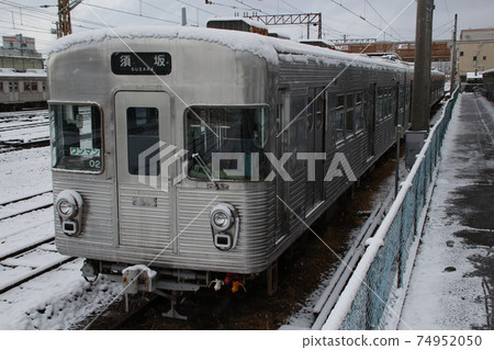 Nagano Electric Railway 3500 series in winter (non-cooling vehicle) 74952050