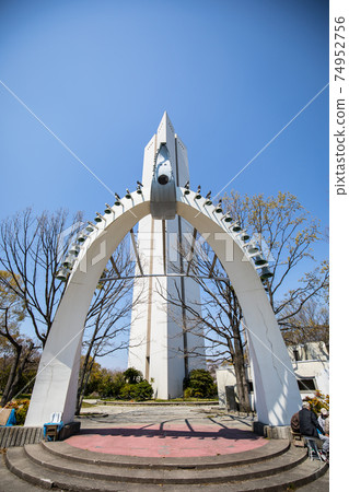 Peace tower in Daisen Park Peace tower in Daisen Park 74952756