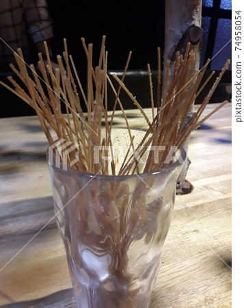 Fried somen noodles with easy snacks 74958054