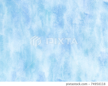 Light blue watercolor texture background material 74958118