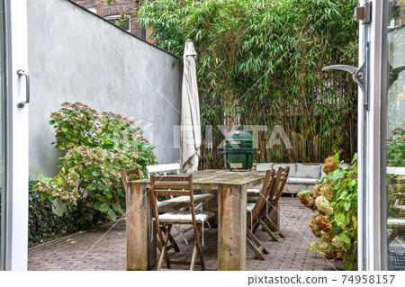 Furniture in backyard Furniture in backyard 74958157
