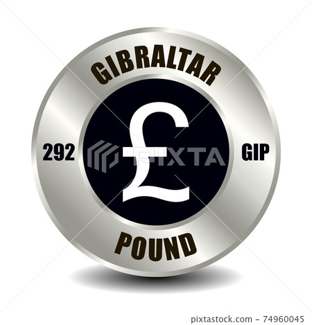 Gibraltar Pound GIP Stock Illustration 74960045 PIXTA   74960045 