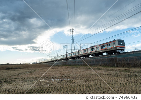 Trains and towers 74960432