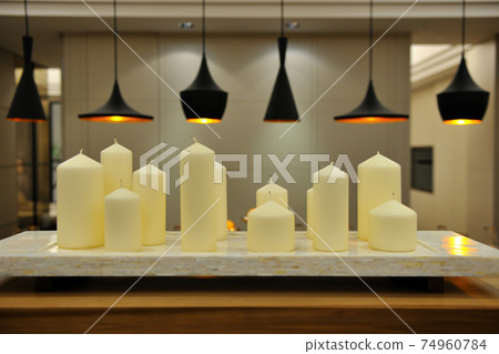 Building decoration, interior design, furniture, decoration, space, candles 74960784