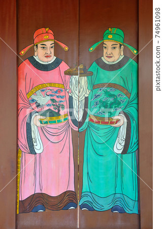 台灣布政使,台灣布政使司衙門,台北市植物園,藩司行署,第二級古蹟,門神 台灣布政使,台灣布政使司衙門,台北市植物園,藩司行署,第二級古蹟,門神 74961098