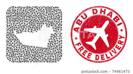 Free Delivery Rubber Seal and Abu Dhabi Emirate Map Air Plane Hole Mosaic Free Delivery Rubber Seal and Abu Dhabi Emirate Map Air Plane Hole Mosaic 74961473