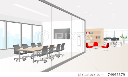 Office with a view of the conference room Office with a view of the conference room 74962879