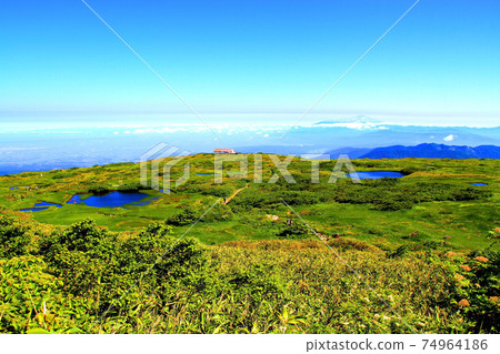 日本的百座名山，夏季的迦山第八車站，宮原原 74964186