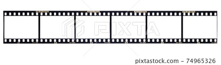 Image space of 6 frames of 35 mm reversal film frame 74965326