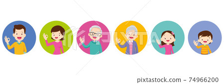 okay gesture cute family okay gesture cute family 74966200