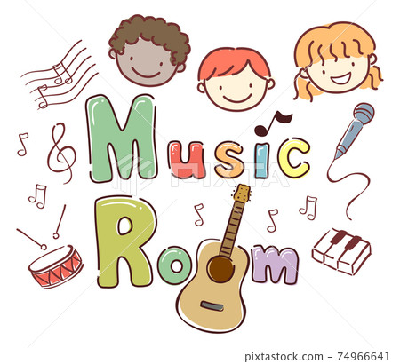 music room clipart