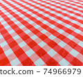 Classic red and white fabric table cover 74966979