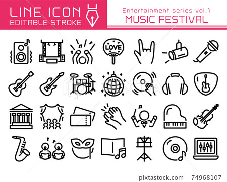 Line Icon Entertainment Series Vol.1現場音樂會聽音樂 Line Icon Entertainment Series Vol.1現場音樂會聽音樂 74968107