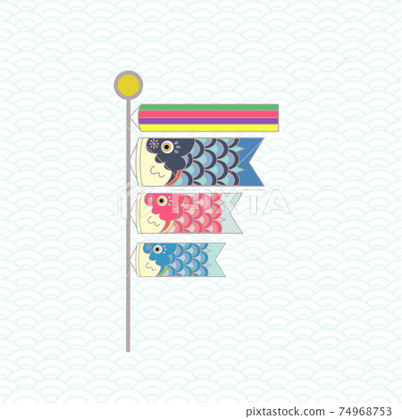 有一個背景鯉魚流光 74968753