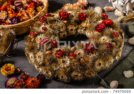 DIY homemade advent wreath DIY homemade advent wreath 74970089
