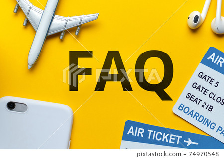 Concept FAQ on the main issues on the topic of traveling 74970548