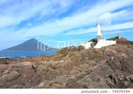 [Kagoshima Prefecture] Satsuma Nagasakibana Lighthouse and Kaimondake 74970594