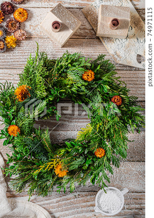 Advent wreath homemade 74971115