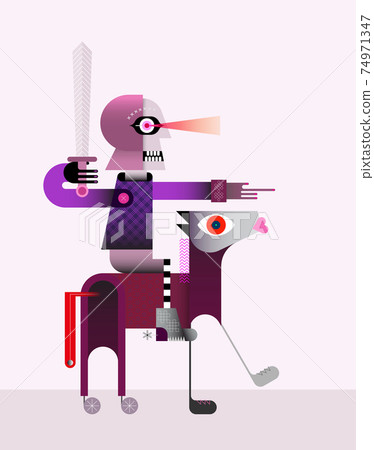 Knight On Horseback Knight On Horseback 74971347