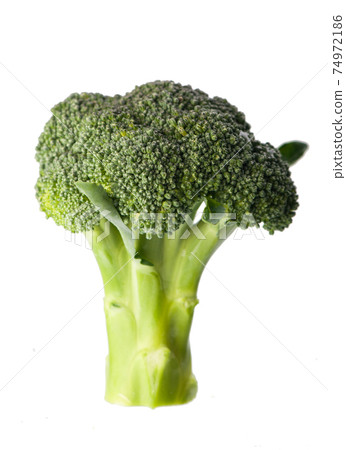 Fresh broccoli cabbage isolated on white background Fresh broccoli cabbage isolated on white background 74972186