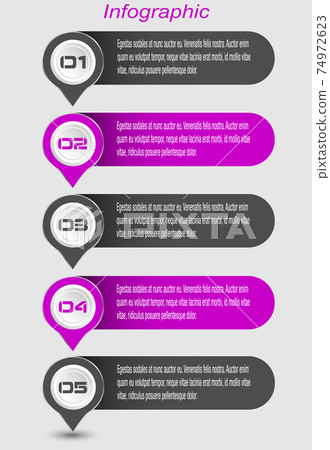 Infographics banners for web layout. Infographics banners for web layout. 74972623