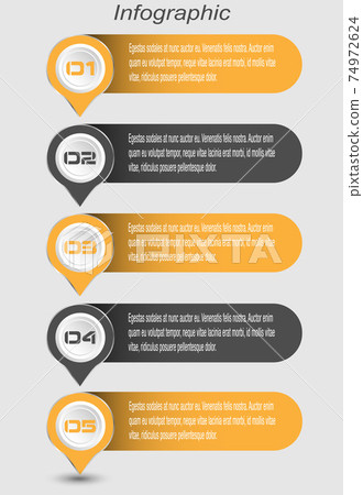 Infographics banners for web layout. 74972624