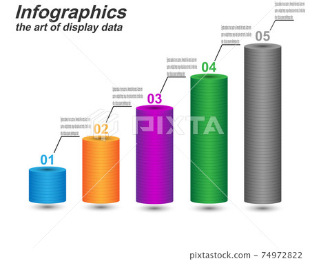 Infographic display template. Idea to display information, ranking and statistics. Infographic display template. Idea to display information, ranking and statistics. 74972822