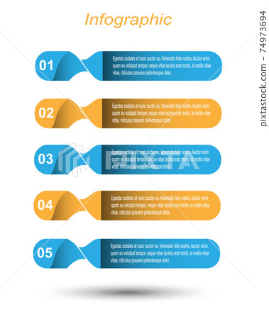 Infographics banners for web layout. 74973694