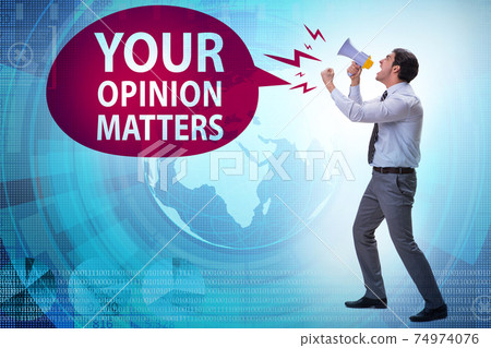 Concept of receiving feedback from customers Concept of receiving feedback from customers 74974076