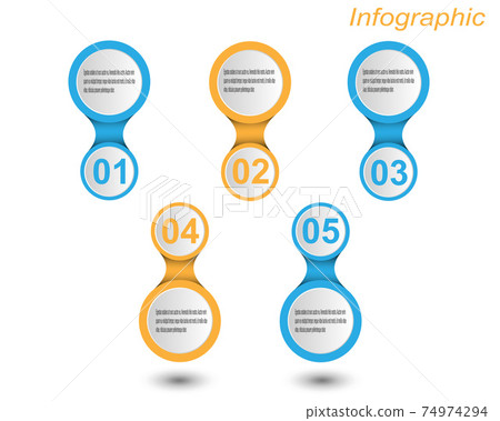 Infographic display  template. Idea to display information, ranking and statistics. 74974294