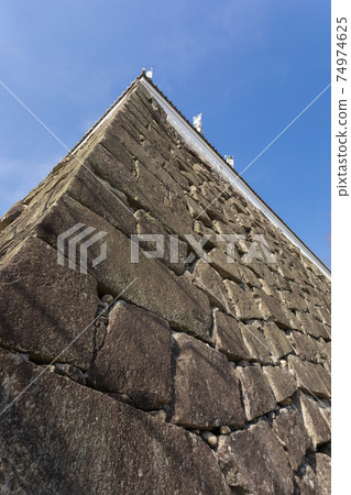Iga Ueno Castle stone walls Iga Ueno Castle stone walls 74974625