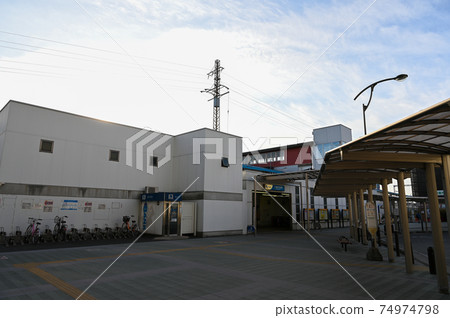 小田急江之島線古座澀谷站西口檢票口無人 小田急江之島線古座澀谷站西口檢票口無人 74974798
