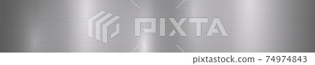 Texture panorama of silver metal with reflection Texture panorama of silver metal with reflection 74974843