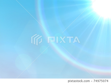 太陽天空藍天光環彩虹環背景壁紙 74975074