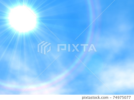 Sun sky blue sky halo rainbow ring background wallpaper Sun sky blue sky halo rainbow ring background wallpaper 74975077