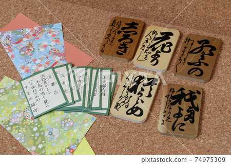 Hyakunin Isshu, Waka, Karuta, Folding Fan, Japan, Japanese, Tanka, Shukasen, Poet, Carta, Tradition, Haiku, Tanzaku 74975309