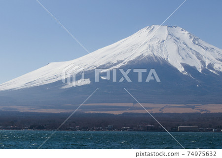 Mount Fuji from Yamanakako 74975632