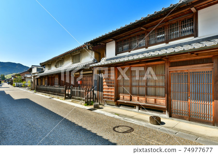 東海道關宿區城市景觀 東海道關宿區城市景觀 74977677