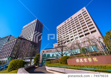 Juntendo等日本東京城市景觀的視圖 74979816